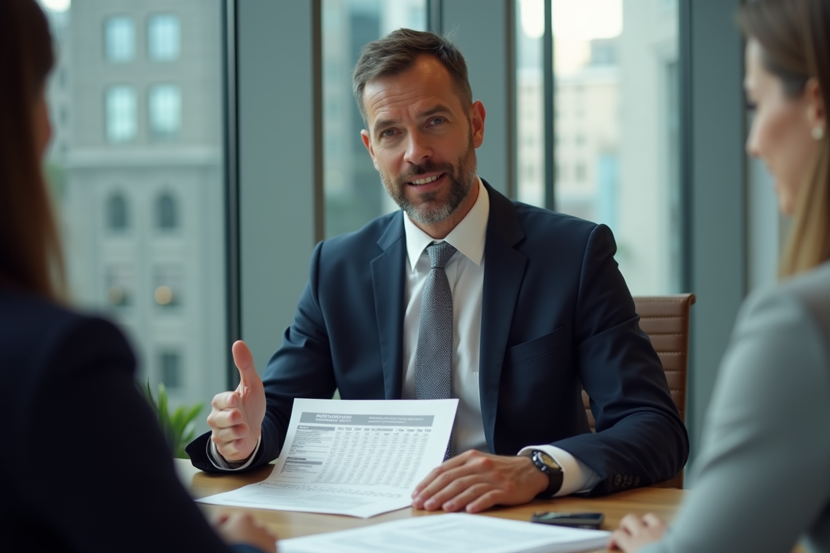 Conseiller bancaire parle de taux de credit immobilier