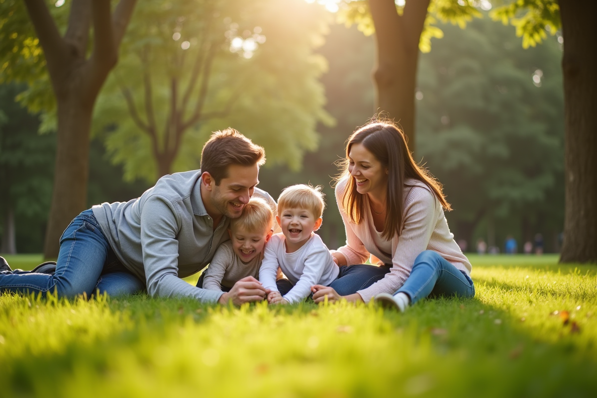 famille heureuse